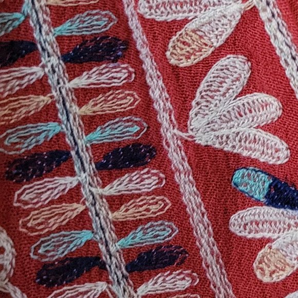 THML Coral Embroidered Beach Dress Size XS - Picture 8 of 10